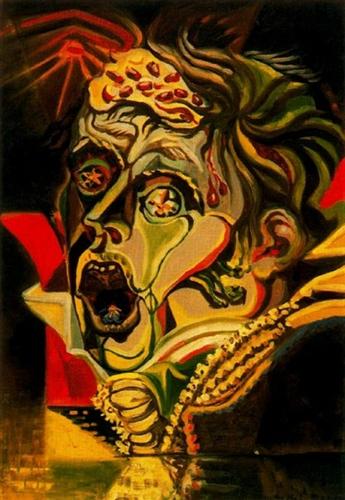 Portrait of the poet Kleist - Andre Masson