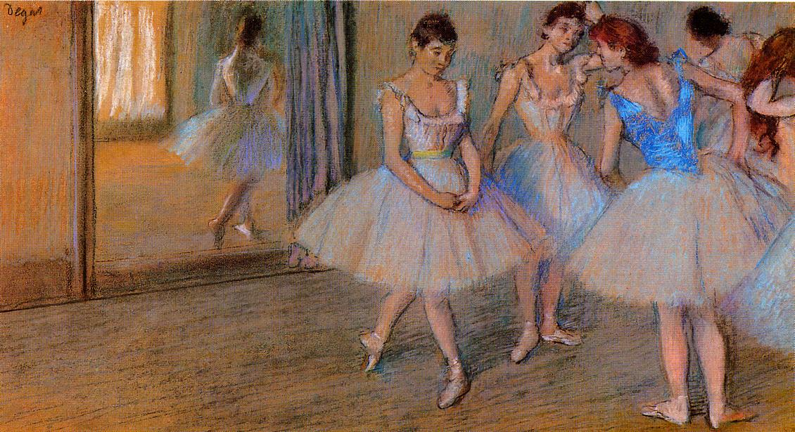 Dancers In A Studio C Edgar Degas WikiArt Org