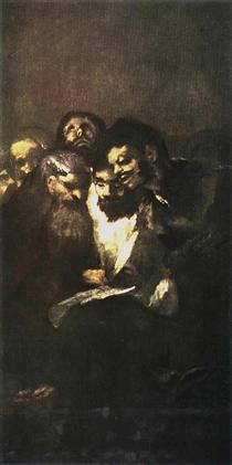 Men reading - Francisco Goya