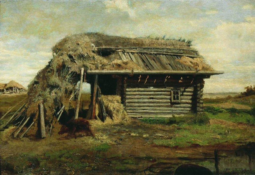 peasant-s-house-fyodor-vasilyev-wikiart-encyclopedia-of