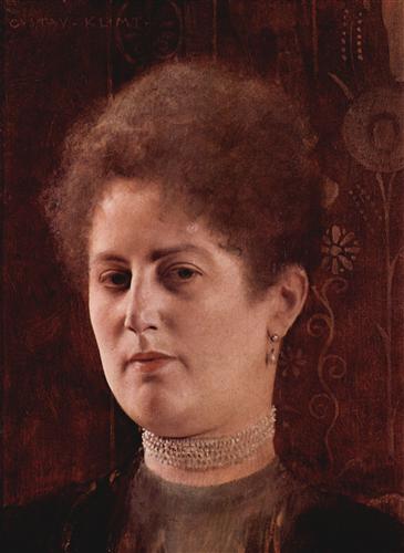 Portrait of a lady - Gustav Klimt