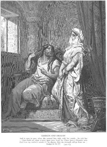 Samson and Delilah - Gustave Dore
