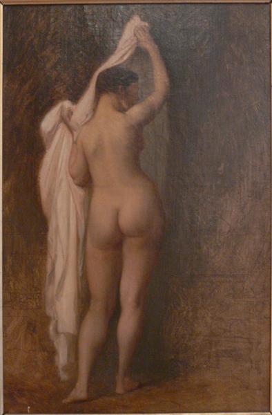 Desnuda por detrás (Estudio para el rey Candaule) - Gérôme Jean-León