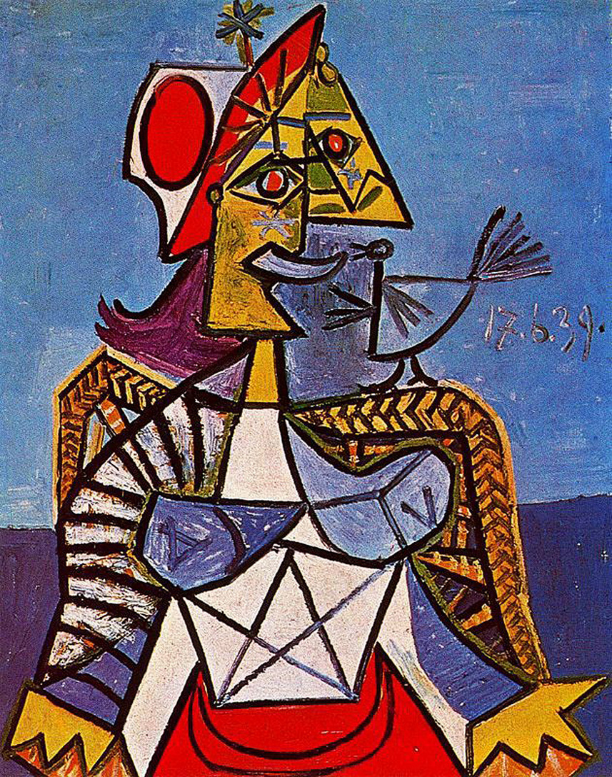 Seated Woman Pablo Picasso Wikiart Org Encyclopedia Of Visual Arts