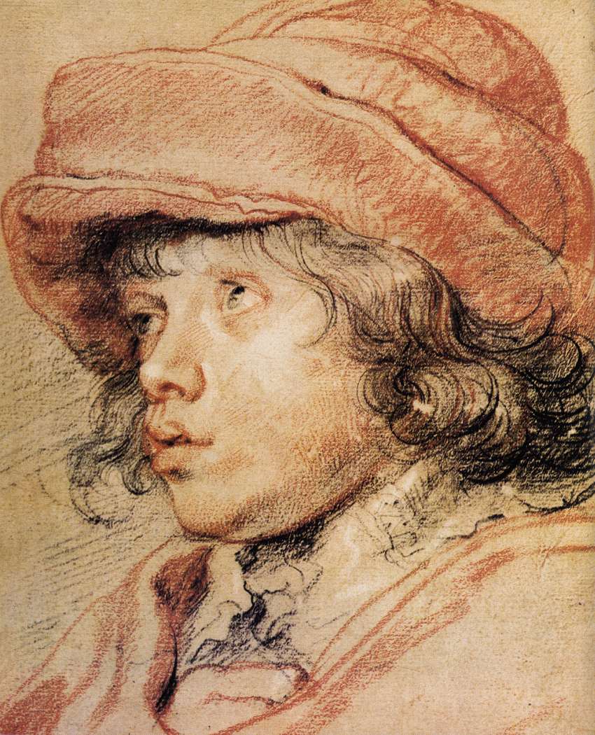 Son Nicolas with a Red Cap - Peter Paul Rubens - son-nicolas-with-a-red-cap-1627