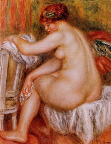 Seated Nude - Pierre-Auguste Renoir