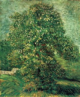 Árbol de castaña en el flor, Vincent van Gogh