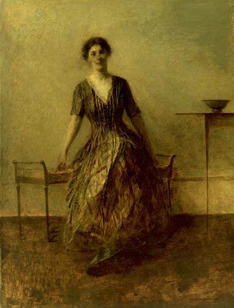 Black And Gold, 1917 - Thomas Wilmer Dewing