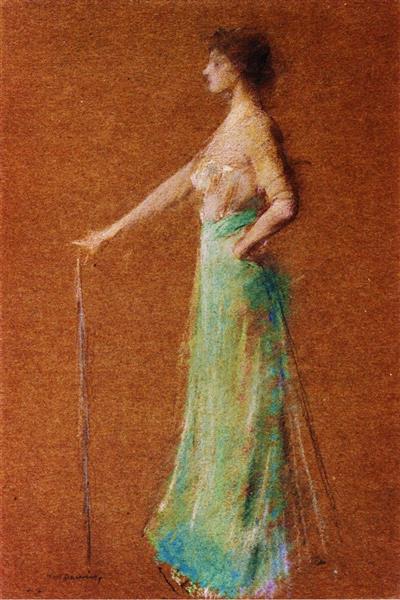 Woman Standing, 1923 - Thomas Wilmer Dewing