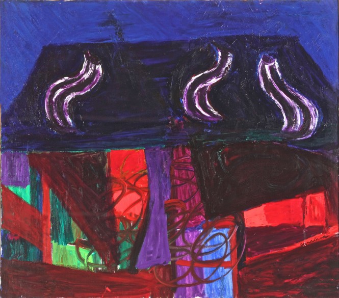 Finestra a Gropparello, 1991 - Bruno Cassinari