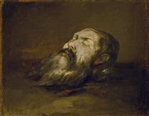 Head of saint slit throat - Francisco de Herrera el Viejo