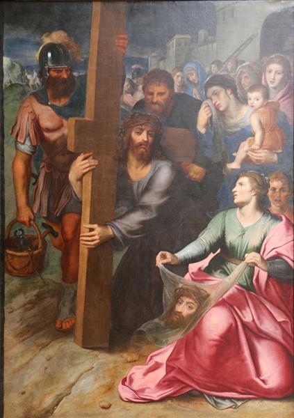 The Meeting of Christ and St. Veronica - Otto van Veen