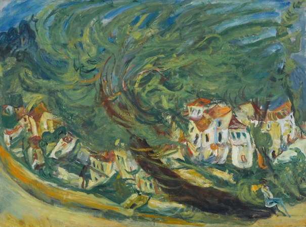 Leaning tree, 1923 - 1924 - Chaim Soutine