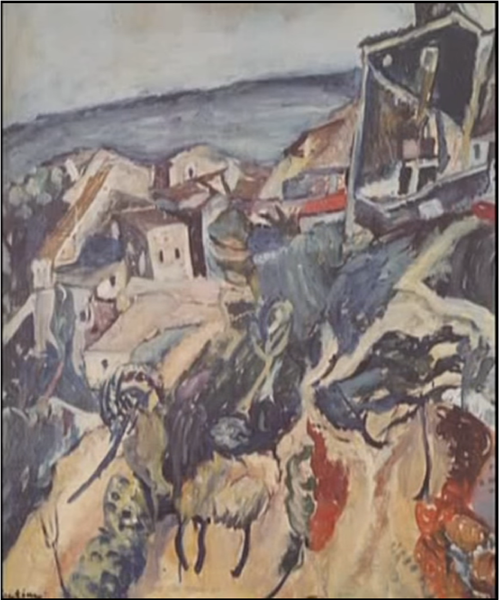 Houses by the Sea, c.1918 - Chaim Soutine