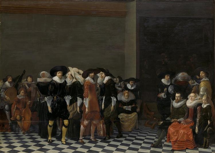 The Wedding Party, 1625 - Виллем Корнелис Дейстер
