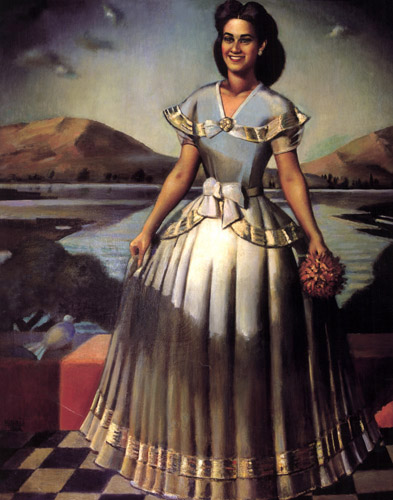 Nadia in White Dress, 1946 - Mahmoud Saiid