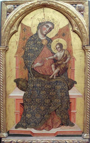 Virgin Mary and Child, 1354 - Паоло Венециано