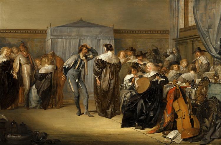 Merry Company with Masked Dancers, 1639 - Пітер Кодде
