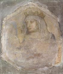 Crowned Female Figure - Pietro Lorenzetti