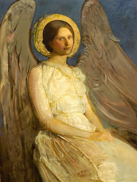 Seated Angel, 1921 - Abbott Handerson Thayer