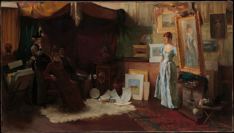 Fair Critics, 1887 - Charles Courtney Curran