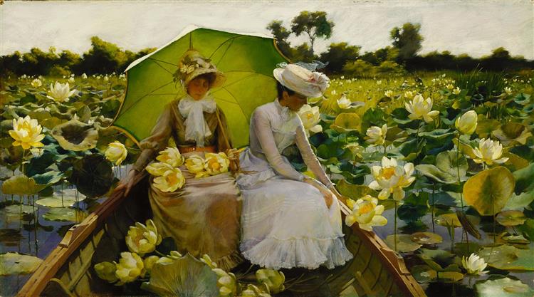 Lotus Lilies, 1888 - Charles Courtney Curran