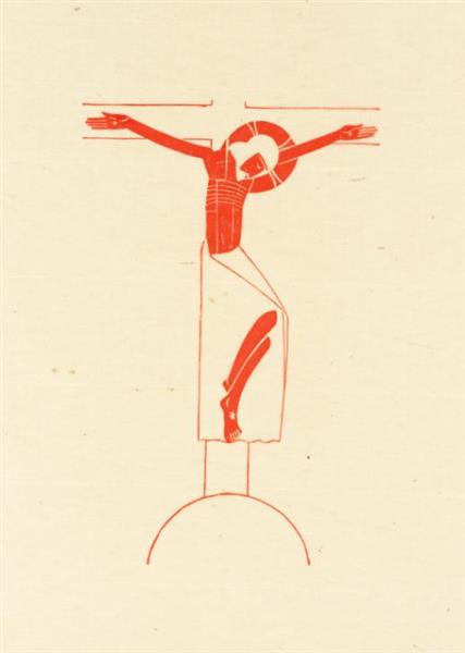 Crucifix, 1917 - Эрик Гилл