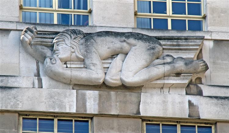 North Wind, st James's Park, London., 1929 - Eric Gill