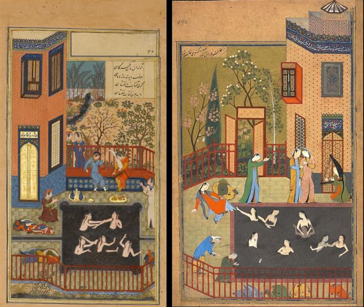 The Eavesdropper, 1495 - Kamāl ud-Dīn Behzād