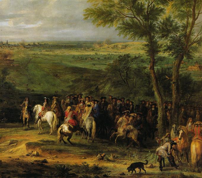 Louis Xiv at the Siege of Maastricht, 1673 (detail) - Адам Франс ван дер Мейлен
