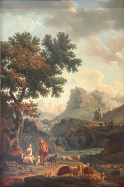 La Bergère Des Alpes - Claude Joseph Vernet