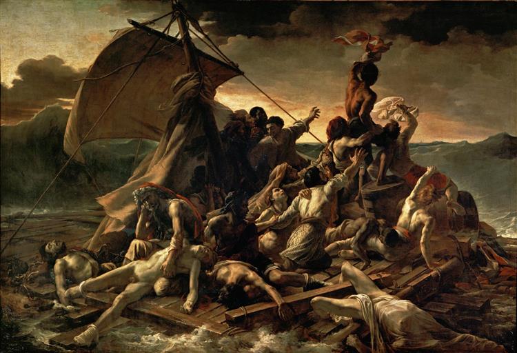 梅杜薩之筏, 1818 - 1819 - 西奧多·傑利柯