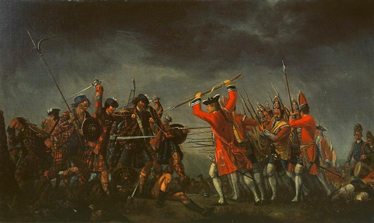 The Battle of Culloden, 1746 - David Morier