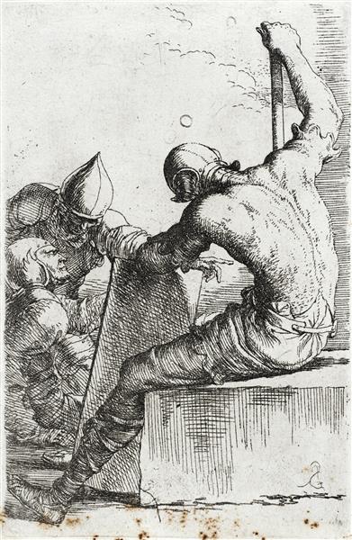 a Warrior, 1657 - Salvator Rosa