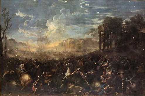 Römerschlacht, 1645 - Salvator Rosa
