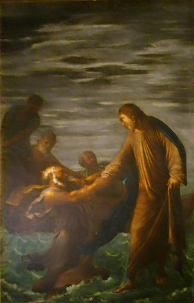 Cristo Salva San Pietro Dal Naufragio - Salvator Rosa