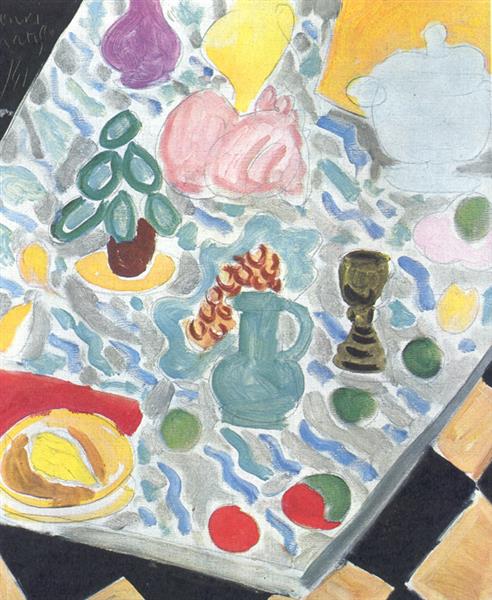 Still Life with a Marble Table, 1941 - 馬蒂斯