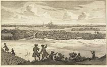 View from the Blinkert of the City Haalem - Cornelis van Noorde