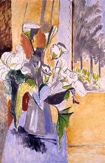 Bouquet of Flowers on a Veranda - Henri Matisse