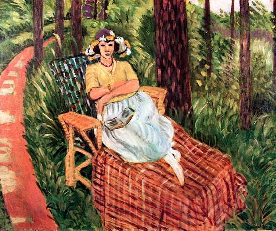 Відпочинок серед дерев, 1923 - Анрі Матісс