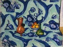 Still Life with Blue Tablecloth - Henri Matisse
