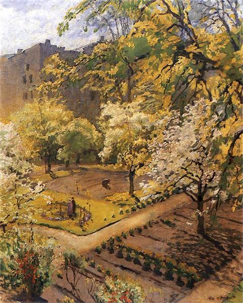 Garden, 1920 - Юзеф Мехоффер