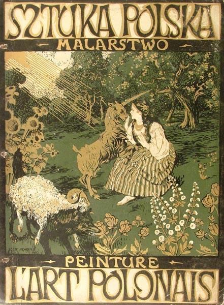 "Polish Art - Painting" album cover, 1903 - Józef Mehoffer