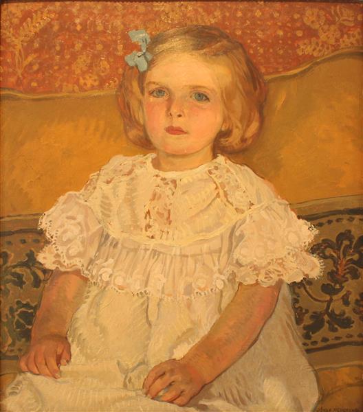 Portrait of a Girl - Юзеф Мехоффер