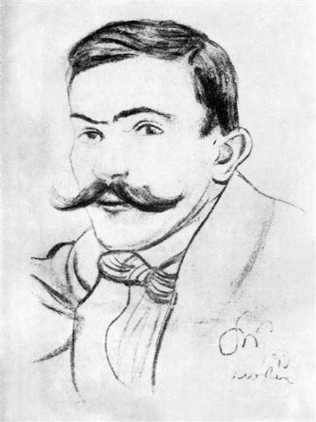 Portrait Tadeusz Boy Zelenski, 1894 - Станіслав Виспянський