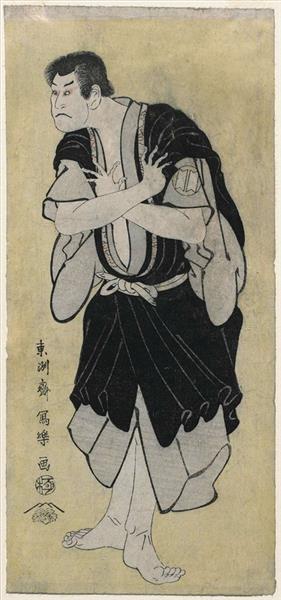 Kabuki Actor Sakata Hangorō III as Kosodate Kannonbō, 1794 - Tōshūsai Sharaku