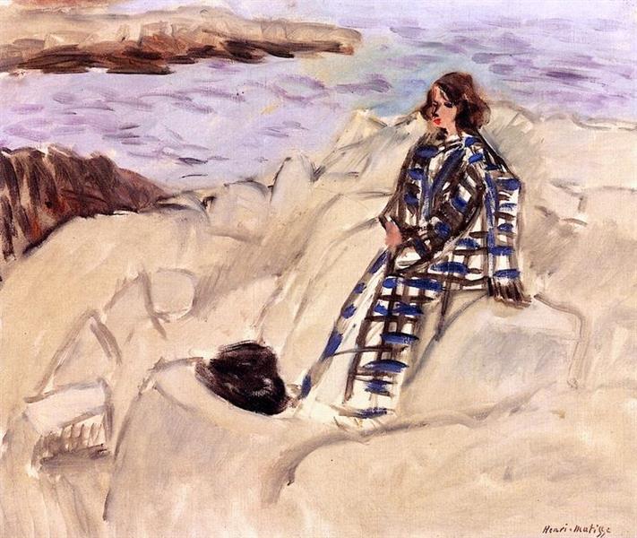 Henriette sur les roches à Antibes, 1922 - Henri Matisse