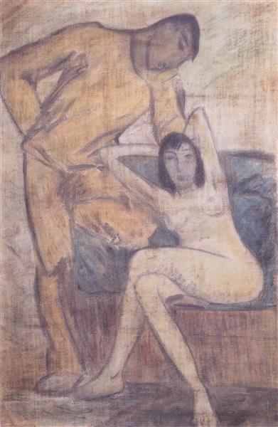Das Große Paar, 1914 - Отто Мюллер
