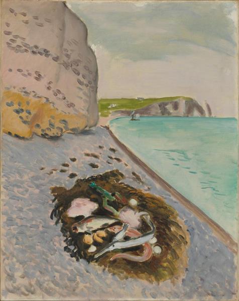 Large Cliff with Fish, 1920 - 馬蒂斯