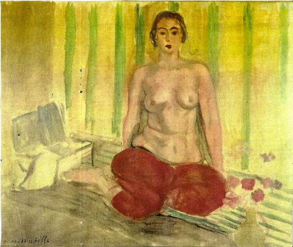 Одаліска в червоних штанях, 1925 - Анрі Матісс